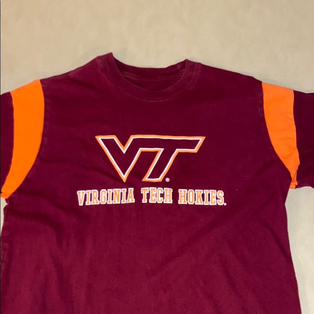 Burgundy Virginia Tech t-shirt, youth XL
